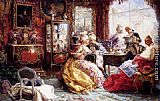 Salvador Sanchez Barbudo An Afternoon In The Salon painting